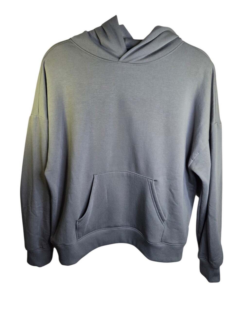 Athletic Works Womens Olive Long Sleeve Pockets Activewear Pullover Hoodie Sz L